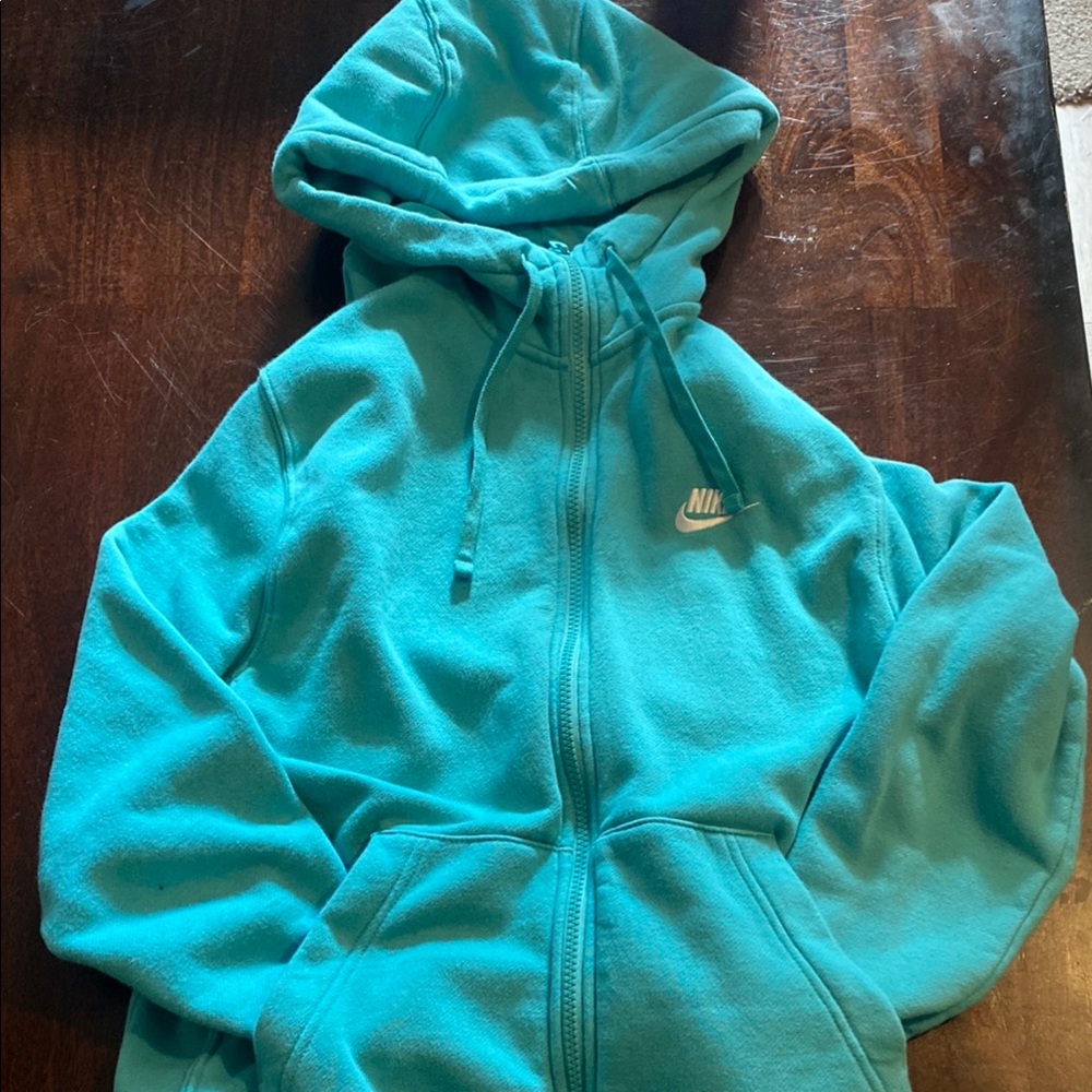 Nike woman’s Aqua Zip-Up Hoodie